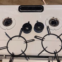 パロマ ガスコンロ 都市ガス PA-S42H-1R ホワイト 使用4年の画像