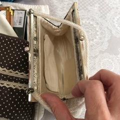 昭和レトロビーズバッグの画像