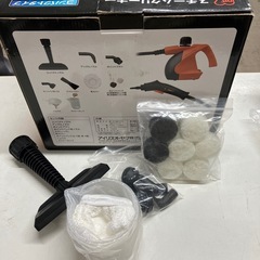 O 2510-245アイリスオーヤマ　スチームクリーナー　コンパクトタイプ　通電確認済み　中古の画像