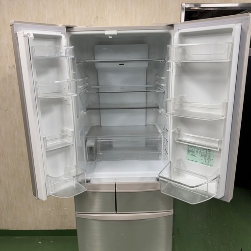 1F☆47送料無料 Panasonic 自動製氷機能付き冷蔵庫　15年製　426L  洗濯機　安い