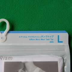 【未開封品】エアリズム　タンクトップ　Ｌの画像