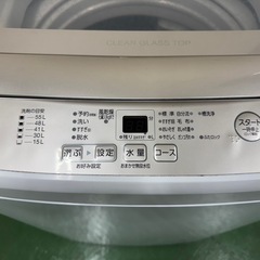 49○送料設置無料　2022年製　アクア　洗濯機　7㌔　安い　冷蔵庫の画像