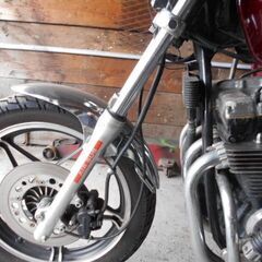 車検ありＣＢＸ400カスタムの事故車です。引取り限定になります。の画像