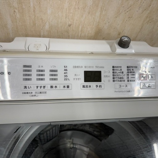 51○送料設置無料　22年製　Panasonic　洗濯機　7㌔　安い　冷蔵庫