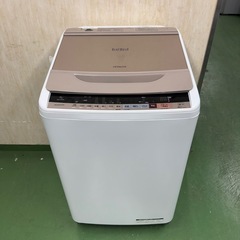 52○送料設置無料　2018年製　日立　洗濯機　9㌔　安い　冷蔵庫の画像