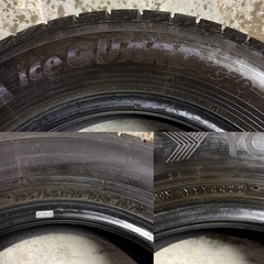 B-14 タイヤ 中古 
YOKOHAMA STUDLESS ice GUARD iG70 195/65R15 22年製の画像