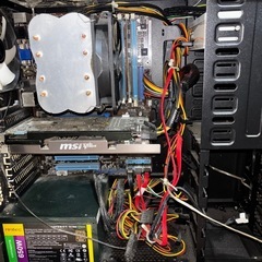 自作デスクトップPC（ジャンク品）の画像
