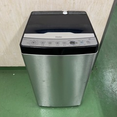 53○送料設置無料　23年製　ハイアール　ステンレス洗濯機　5.5㌔　安い　冷蔵庫の画像