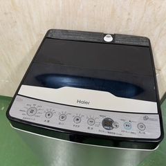 53○送料設置無料　23年製　ハイアール　ステンレス洗濯機　5.5㌔　安い　冷蔵庫の画像