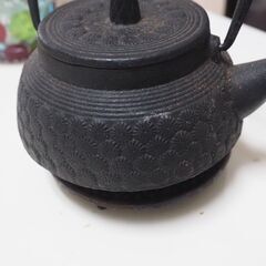 南部、鉄瓶、鍋敷きセット、老舗メーカー、１４ｘ１０ｘ１５、未使用の画像