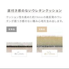 ラグ　カーペット　じゅうたん　マット　ホワイトの画像