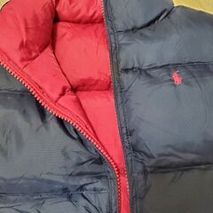 【子供服】ラルフローレン　ダウンベスト　リバーシブル　6Xの画像