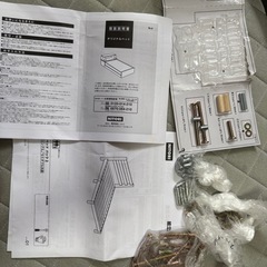 ニトリ  すのこベッドフレーム  シングルベッドの画像