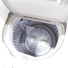 【JM837】SHARP シャープ ES-TX5B-N 縦型洗濯乾燥機 乾燥機能付き洗濯機 [洗濯5.5kg /乾燥3.5kg /ヒーター乾燥(排気タイプ) /上開き]の画像