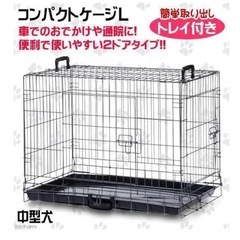 猫　小型犬用2ドアケージの画像
