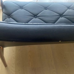 カリモク家具 WS11モデル 長椅子/ツーシーターソファ WS1173BWの画像