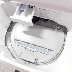 【JM837】SHARP シャープ ES-TX5B-N 縦型洗濯乾燥機 乾燥機能付き洗濯機 [洗濯5.5kg /乾燥3.5kg /ヒーター乾燥(排気タイプ) /上開き]の画像