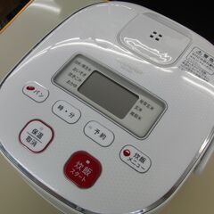シャープ 3合炊き 炊飯器 KS-C5H 2015年製 ホワイト 炊飯ジャー SHARP 家電 キッチン家電 札幌 手稲の画像