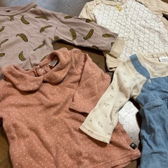 ベビー女の子長袖5点セットの画像