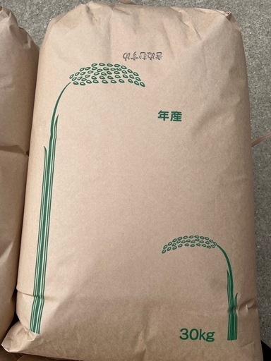 新米　きぬむすめ　玄米30kg 1袋2万円