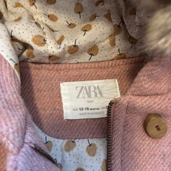 子供アウター　コート　ZARAの画像