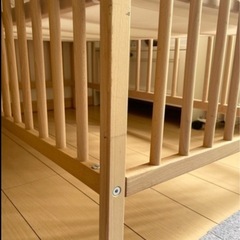 ベビーベッド　ikeaの画像