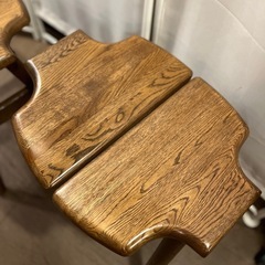 【武蔵小山店】 配送可！　KOSUGA（コスガ） スツール 単品 木製 椅子 イス チェア スモールチェア オーク 無垢家具 ナチュラル家具 ヴィンテージ レトロ 北欧スタイルの画像