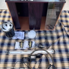 90cm水槽、曲げガラス（立ち上げ一式）の画像