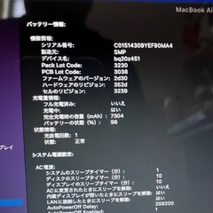 2017 MacBookAir i5 13インチ 新品バッテリー交換済み-3の画像