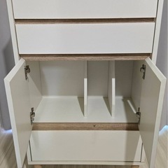 【チェスト】収納棚・ホワイトの画像