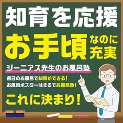 ジーニアス先生のお風呂塾 入学祝い 豪華15枚セット 風呂ポスター B3サイズの画像