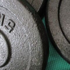 YORK プレート5kg4枚 計20kg ダンベル バーベル 札幌市北区屯田の画像