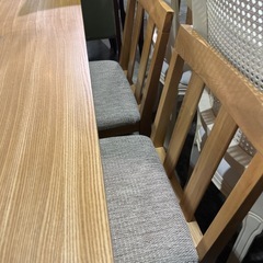 ベンチダイニング４点セットの画像