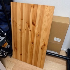 無印良品 パイン材ローテーブル（折りたたみ式）の画像