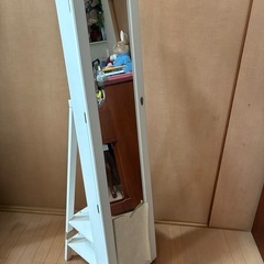 全身姿見（アクセサリー収納付き）の画像