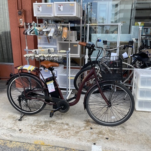 【電動アシスト自転車】【ママチャリ】【管理番号11110】