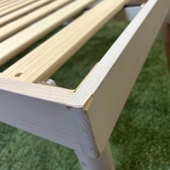 【リユース☆エコちょっぷ】セミダブルベッドの画像