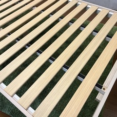 【リユース☆エコちょっぷ】セミダブルベッドの画像