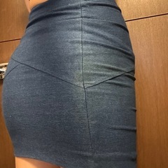 デニムのミニスカの画像