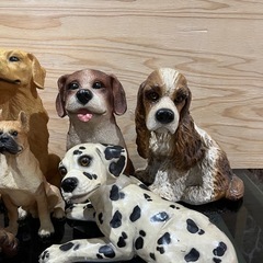 ペット置物　犬　猫　の画像