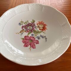 【断捨離出品】　伊Richard Ginoriサックスフラワー　皿2枚組の画像