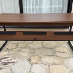 LOWYA ロウヤ　おしゃれなヴィンテージ調デスク　PCデスク　160cm　ワイドタイプの画像