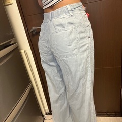 デニムワイドパンツの画像