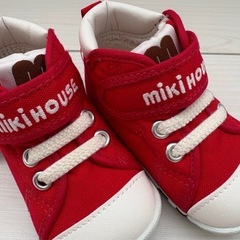 ☆新品未使用☆タグ付きミキハウス mikihouseベビーシューズ　12cmの画像