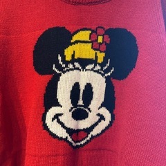 ディズニーランド ミニーマウス ニット Ｌの画像