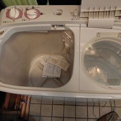 2層式洗濯機　シャープの画像
