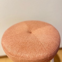 【中古美品】FrancFranc リトモハイスツール　コーラルピンクの画像