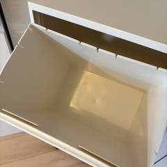 ケユカ　rectie分別ボックス深2段 | W37×D22×H89cm の画像