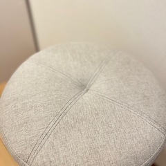 【中古美品】FrancFranc リトモハイスツール　ライトグレーの画像