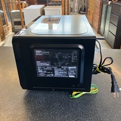 サ2510-150 YAMAZEN 電子レンジ OB-R17TA ブラック 2025年製 中古美品 通電確認済み 保管キズ汚れ有りの画像